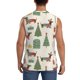 thumbnail image 4 of Balery Christmas Dachshund Dog Camisetas sin mangas para hombre, absorbe la humedad y protege contra el mal olor.-XX-Large, 4 of 7