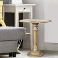 thumbnail image 6 of End Tables for Living Room, Wooden End Table, Small Side Table, Nightstand, Bedside Table, Entry Table for Magazines, Books & Plants – 18x22 White Wash, 6 of 6