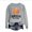 Gray, variant on Raeneomay Long Sleeve Shirts for Women 's Round Neck Fall Printed Printed Hoodie Top