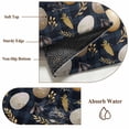 thumbnail image 6 of 5'x8' Area Rugs, Vintage Easter Eggs Indoor Outdoor Area Rug for Living Room Bedroom, Spring Botanical Leaves Black Washable Bathroom Rugs Kitchen Floor Carpet Mats Home Decor Aesthetic, 6 of 8