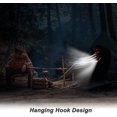 thumbnail image 3 of Camping LED Ventilateur de Camping avec Lanterne Ventilateur de Table Portable Rechargeable USB, Ventilateur Alimenté par Batterie Rotation à Tête 270° & Vitesse Progressive pour Accessoires Chambre, Table, Tente, Voyage 7800mAh, 3 of 7