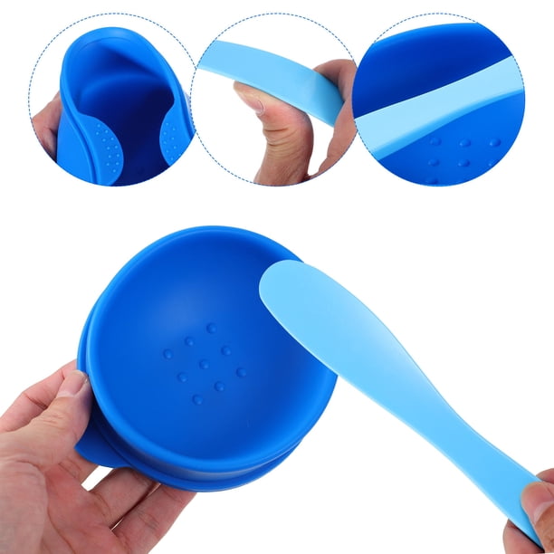 ADDHAT 1Jgo Bol De Silicona Para Mezclar Mascarillas Faciales Uso En Casa O