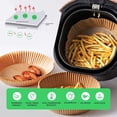 thumbnail image 2 of Doublures pour Friteuse à Air Chaud 100 Pcs 6.3 Pouces, Papier Parchemin Rond Jetable Antiadhésif pour la Cuisson, Convient à la Friteuse à Air Ninja Cosori Gourmia Instant Pot Friteuse à Air - par BUTA, 2 of 8