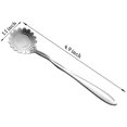 thumbnail image 2 of Autorización：Juego de cucharas de flores de 8 piezas, cucharas de té reutilizables de acero inoxidable Cuchara para revolver Cuchara de café Cuchara para mezclar Vajilla para fiesta de té Adepaton HMHZ1068-3, 2 of 9