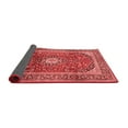 thumbnail image 2 of Ahgly Company Indoor Round Medallion Red Traditional Area Rugs, 5' Round, 2 of 4