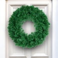 thumbnail image 5 of 3 Pcs Artificial Christmas Wreath, Undecorated Christmas Wreath for Front Door, Window, Wall Outdoor Holiday No-lit Winter Wreath Decorations, 5 of 6