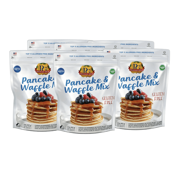 Premium Gold Gluten Free Pancake & Waffle Mix 6 Pack