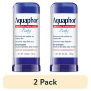 (2 pack) Aquaphor Baby Healing Balm Stick for Dry, Chapped, Chafed Skin, Hypoallergenic, Mess-Free, 0.65 oz