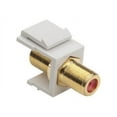 thumbnail image 2 of Platinum Tools 780WH-50 Keystone Jack, F 3GHz, 50 Piece/Installer Pack, White, 2 of 3