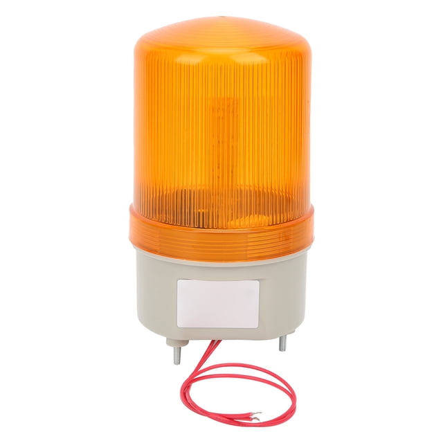 Warning Light Indicator Light Led Flashing Light Rotation Indicator Strobe Signal Light BERM Warning Light LED Lamp Bead Rotating Shining Industrial Indicator 24V DC BEM-1101Yellow