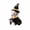 A003- Star, variant on Small Dog Halloween, Dog Halloween Cape 22 Inch Pet Witch Hat Outfit for Trick Or Treat Party Black Wizard Style, 1 Pack