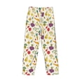 thumbnail image 3 of Lsque Vegetable Print Men's Pajama Pants, Lounge Pant - Comfortable Home Wear,Elastic Waistband, Stylish Design-Small, 3 of 9