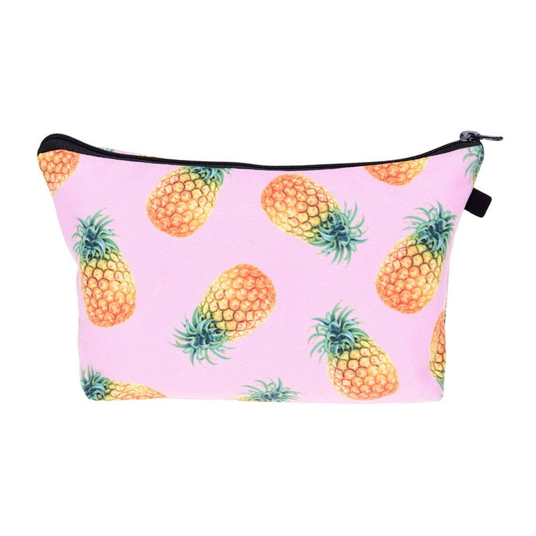 Pineapple makeup online bag