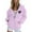 Purple, variant on MuXi Women's Zip Up Hoodie Long Sleeve Casual Pullover Winter Warm Sweatshirt with Drawstring Pocket Print Design (Purple,L)