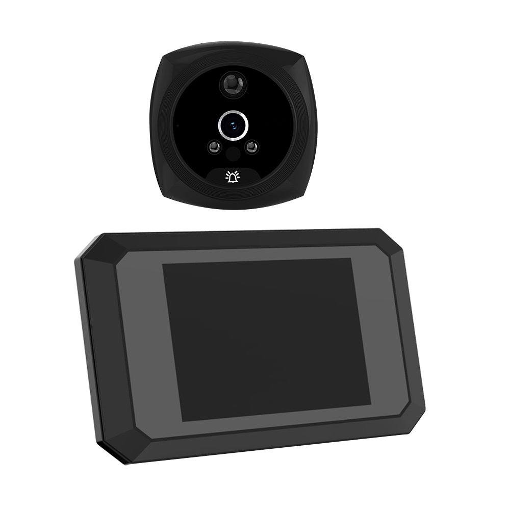 NUOLUX 1 Set Doorbell With Camera And Monitor Night Vision Peephole Camera Doorbell