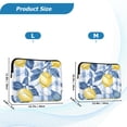 thumbnail image 4 of FORMRS 13-13.3 inch Laptop Sleeve Case Soft Carrying Quilted Computer Bag Cover, Light Blue Lemon, 4 of 7