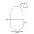 thumbnail image 2 of Waterproof Family Camping Tent 3 Person Light Weight Double Layer, 2 of 8