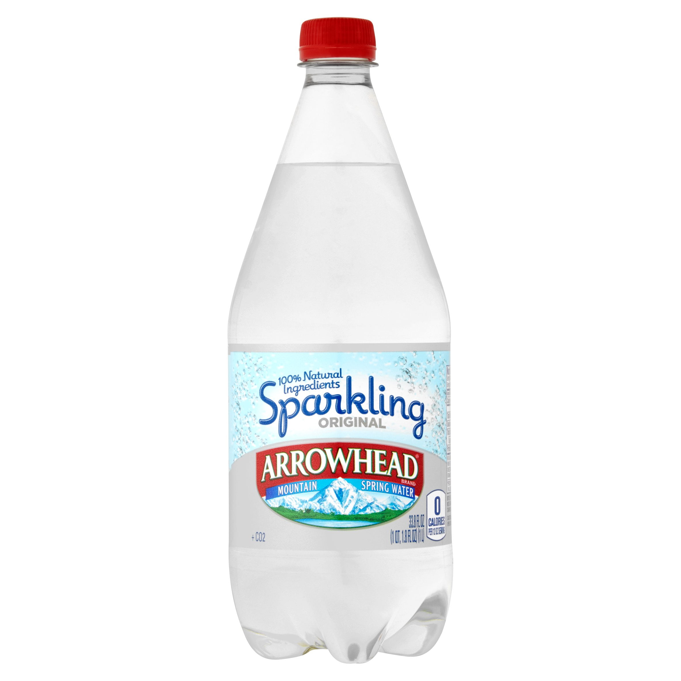 ARROWHEAD Brand Sparkling Mountain Spring Water, 33.8-ounce plastic bottle by Nestlé Waters North America Inc.