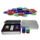 thumbnail image 2 of Juego de dados en inglés de izquierda, centro y derecha, caja de aluminio con chip de entrega, embalaje para juego de dados, accesorios, 2 of 5