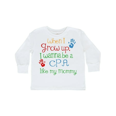 

Inktastic CPA Like Mommy Gift Toddler Boy or Toddler Girl Long Sleeve T-Shirt