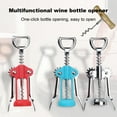 thumbnail image 2 of Wine Opener Alloy Wing Corkscrew Heavy Duty Corkscrew Beer Opener Multifunctional Bottle Opener for Home Kitchen Restaurant Bar, 2 of 8