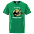 thumbnail image 5 of Trust Me Im An Engineer Vintage-Camiseta de algodón puro para hombre, camiseta de ingeniería de cuello redondo, ropa clásica de gran tamaño, 5 of 5
