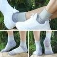 thumbnail image 2 of Hombres 3 pares de calcetines de algodón atléticos Deportes al aire libre Casual Crew, 2 of 7