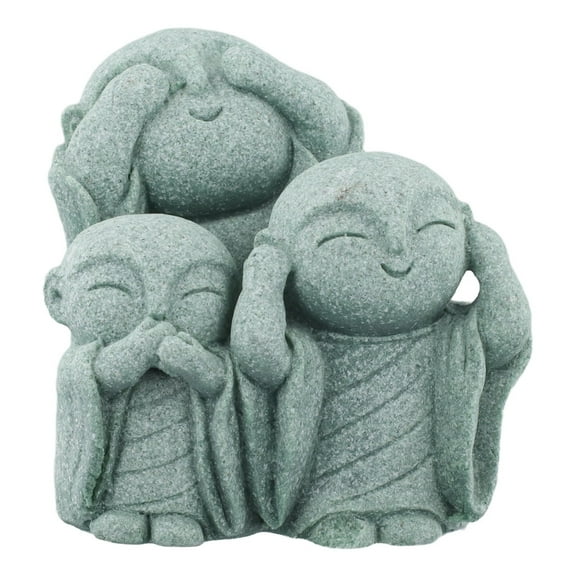 RANME High Quality Garden Ornament Buddha Statue Buddhism Figurines Miniature Monk Statue Multipurpose China Zen Spiritual