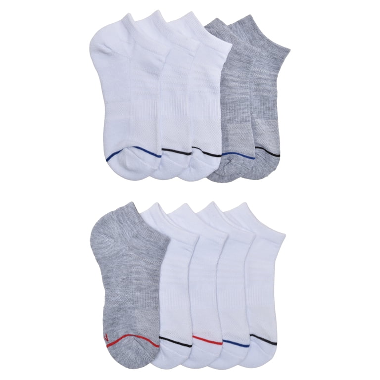 Athletic Works Boys No-Show Stripe Socks 10-Pack photo 1