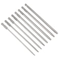 thumbnail image 1 of Unique Bargains 8pcs 1/4 Inch Hex Shank T8-T40 Torx Head Screw Driver Bit Set Security Tamper Proof Star 6 Point Screwdriver Kit Tools, 1 of 4