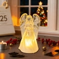 thumbnail image 4 of LED Light-Up Acrylic Angel Ornaments - Crystal-Like Cherub Angelic Night Light, Festive Christmas Decoration, Sparkling Imitation Crystal Angel Ornament for Home, 4 of 6