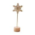 thumbnail image 4 of Escultura de hoja Figura de hoja Nórdica Moderna con base de madera Estatua de hoja de metal Hoja Estilo F, 4 of 9