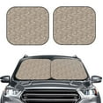 thumbnail image 2 of Balery 2 Piece Hand Drawn Snake Car Windshield Sun Shade|Foldable Front Windshield Shade for Car Front Window for Most Sedans SUV Truck-, 2 of 7