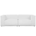 thumbnail image 3 of Modway Mingle Ensemble de Canapé Sectionnel Contemporain Moderne 2 Pcs en Blanc, 3 of 5