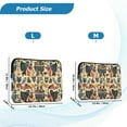 thumbnail image 4 of FORMRS 13"-13.3" Laptop Sleeve Protective Case Soft Carrying Quilted Computer Bag Cover, Red Geometric, 4 of 7