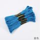 thumbnail image 1 of Zhuge 5 madejas de hilo de bordar de color rojo, hilo de bordar para pulseras de la amistad, hilo de punto de cruz, hilo para hacer pulseras, hilo para manualidades (azul), 1 of 4