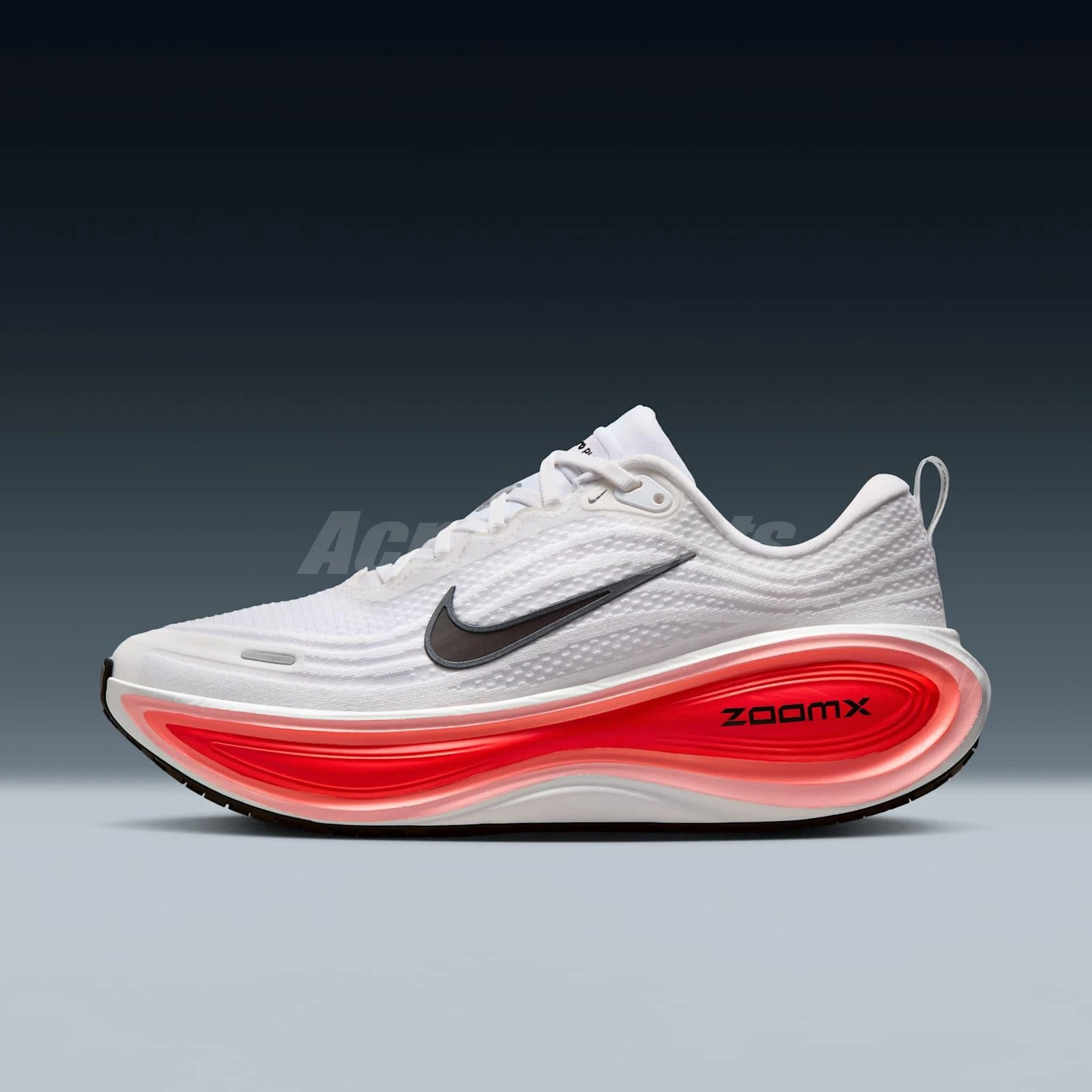 Nike Vomero Plus White Black Bright Crimson HV8150-100 MENS Nike Vomero Plus HV8150-100 WHITE/BLACK-BRIGHT CRIMSON  main image 3