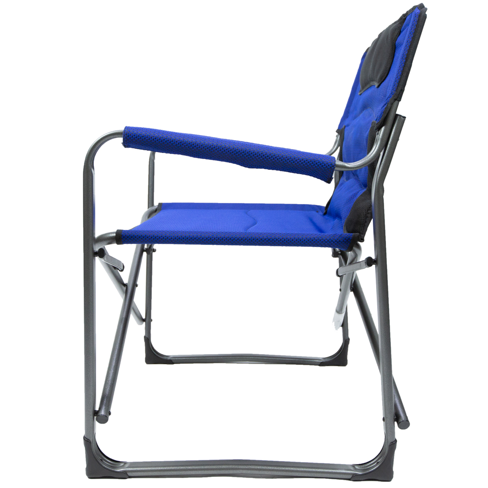 Ozark Trail Camping Director Chair XXL, Blue, Adult, 10lbs - image 4 of 13