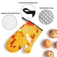 thumbnail image 3 of Cauagu Autumn Maple Leaves Print Oven Mitts and Pot Holders 4 pcs Set,Extra Thicken Long Kitchen Oven Glove Potholders BBQ Gloves-Oven Mitts and Pot Holders(11 Inch), 3 of 6