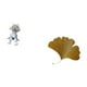 thumbnail image 5 of Escultura de hojas de ginkgo con forma de , adorno de escritorio, figura decorativa nórdica, arte abstracto para pared, ideal para sala de e, 5 of 8