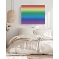 thumbnail image 3 of Rainbow Colors Ombre Cream Wall Art for Living Room,Canvas Picture Wall Decor for Bathroom Bedroom,Modern Abstract Art Aesthetics Painting Artwork for Office Kitchen Hallway Dining Room Decor 12"x16", 3 of 8