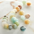 thumbnail image 2 of Bead Landing Amazonite Rondelle Beads, 8mm, 12 Pack, 2 of 3