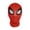 Red A, variant on Full Face Hero Mask, Detailed Arachnid Superhero Headgear for Realistic Cosplay & Themed Party Events, Red