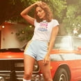 thumbnail image 3 of Playera de Mujer 1 Pza con Estampado "Por que soy su mamá" | 10 de Mayo Día de las Madres | Prenda entallada y Tela Delgada fabricada con 100% Algodón, 3 of 4