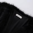 thumbnail image 4 of Amazhiyu Women's Faux Fur Cropped Coat Long Sleeve Open Front Winter Jacket, 4 of 5