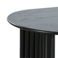 thumbnail image 6 of MAYEERTY 79x33.5x30 Modern Oval Dining Table, Wood Kitchen Table, Black​, 6 of 9