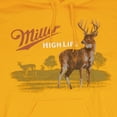 thumbnail image 2 of Miller High Life Wildlife Deer Yellow Colorway Hoodie-Large, 2 of 2