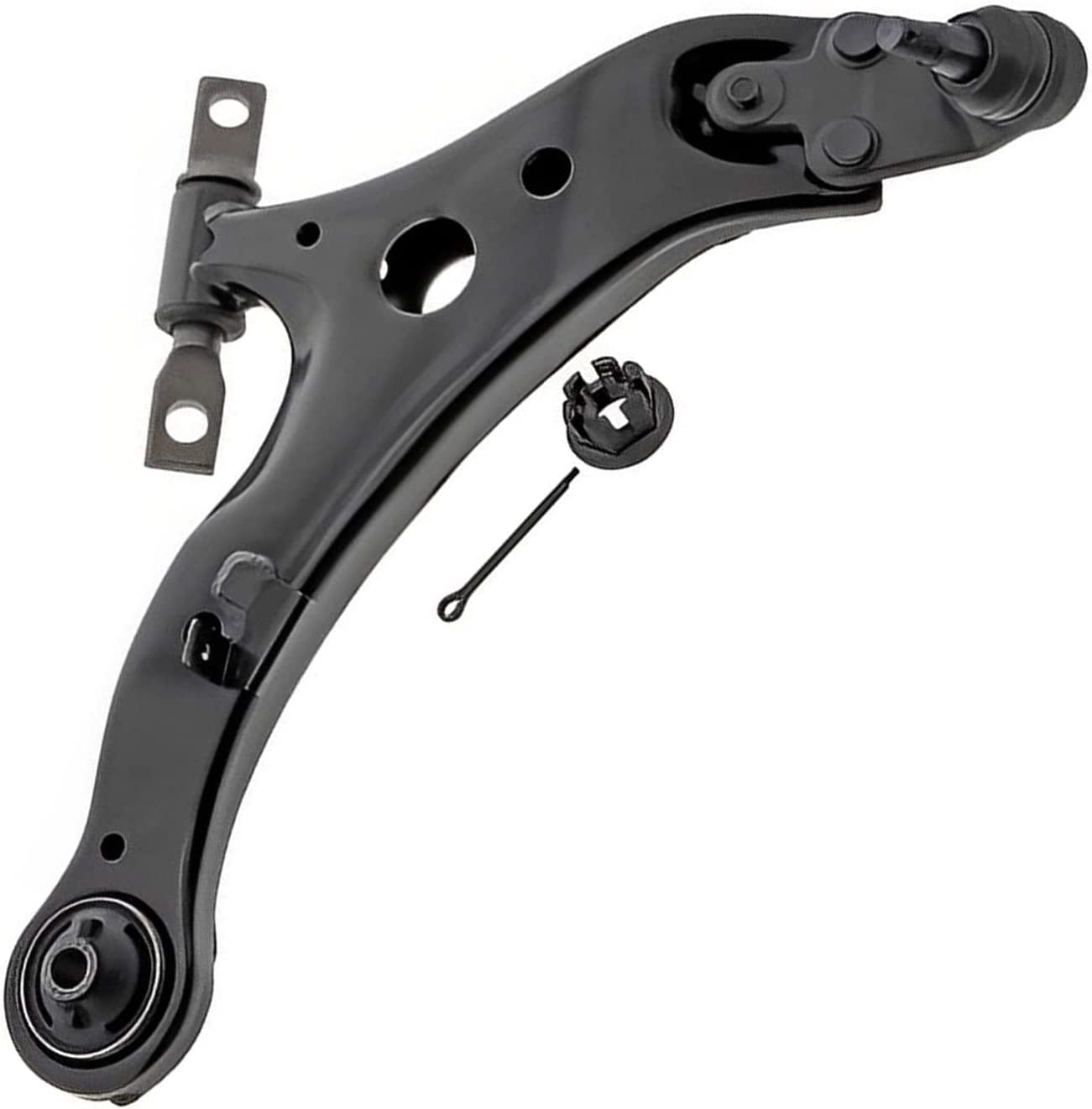 Detroit Axle - Front Lower Control Arms w/Ball Joints Sway Bar Links Replacement for Toyota Camry Avalon Lexus ES350 ES300h - 4pc Set