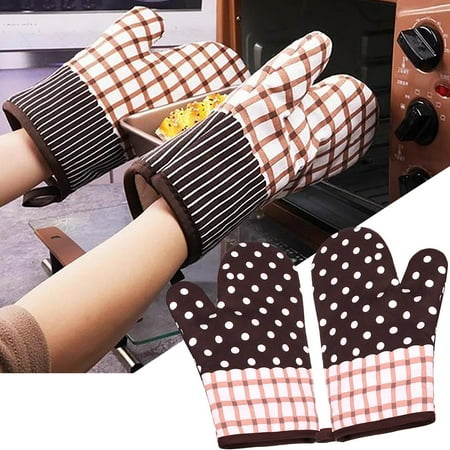 

Oaqiey Clearance Thickened Heat-Resistant and Scald-Proof Thermal Insulation Gloves - Brown(Gloves*2Pcs) Kitchen Essentials Promotion Sale