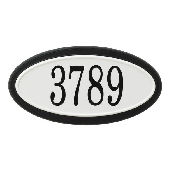 PRO-DF Oval Classic Address Plaque